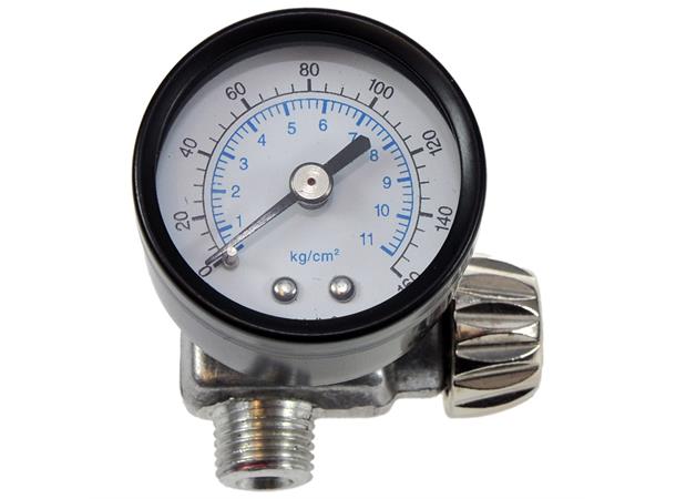 LUFTREGULATOR ALU 1/4" M/MANOMETER Sumake 
