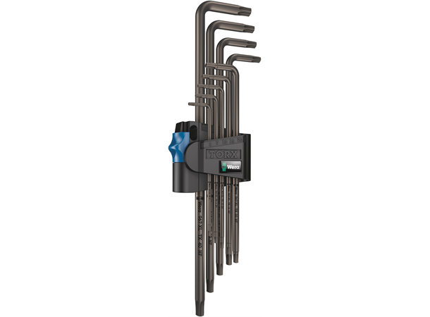 NØKKELSETT TORX 9 STK HF XL L-nøkler 967/9 TX 1 Wera 