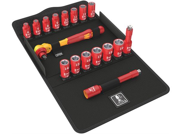 PIPESETT 3/8" VDE ZYKLOP ISOLERT 8100 Vde 17 Deler Wera 