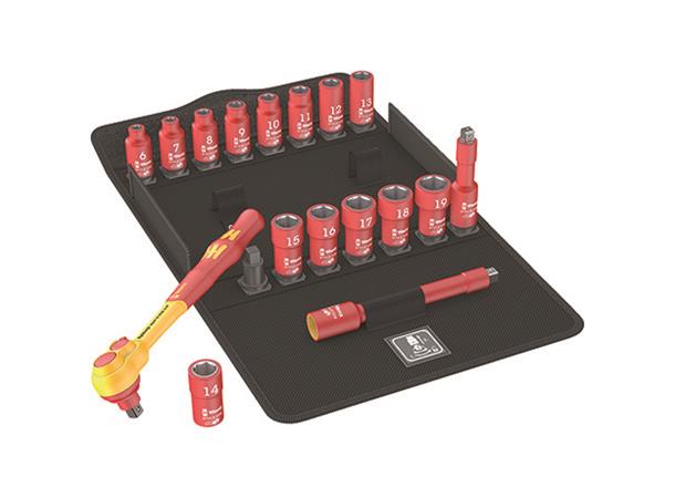 PIPESETT 3/8" VDE ZYKLOP ISOLERT 8100 Vde 17 Deler Wera 