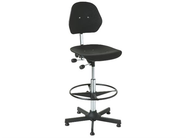 STOL VERKTSTED  HØY 630-890MM inkl.fotring, industristol solid 