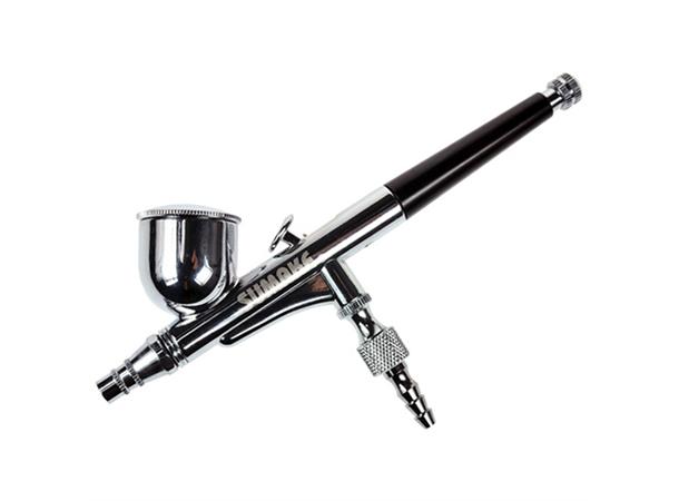 SPRØYTEPISTOL DBL.ACTION 5CM3 Airbrush 0,3Mm M/Fallkopp Sumake 
