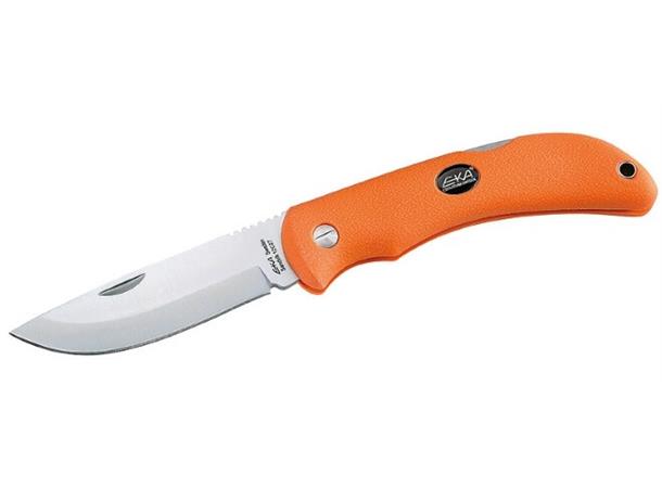 FOLDEKNIV RUSTFRI SWEDE 10 ORANGE 90mm Bladlengde, Sikringshull EKA 