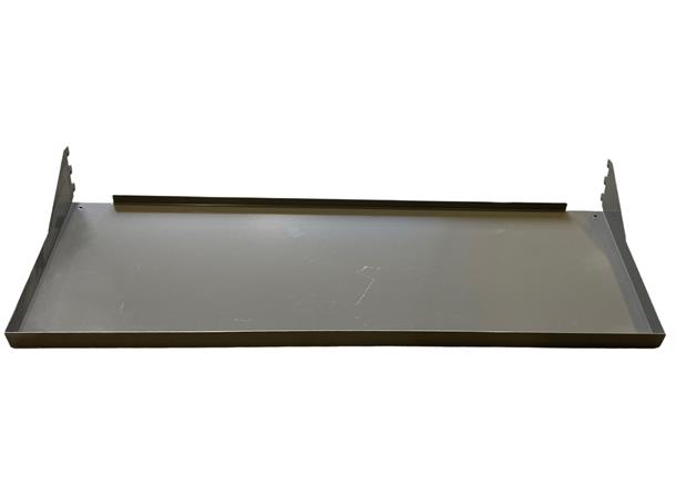 STÅLHYLLE SKRÅSTILT 900X300MM M/OPPKANT Systemvegg, S6502-B - FTC 