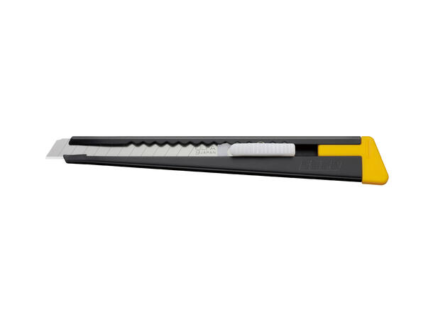 BRYTEBLADKNIV 9MM 180 BLACK Avbrekkbart Blad Olfa 