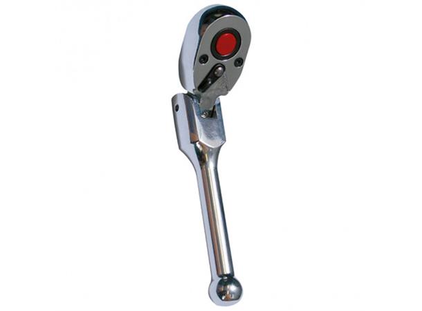 SKRALLE 1/4" DR. 72T LEDDET NH15 H/V- gange m/ utløserknapp - KC Tools 