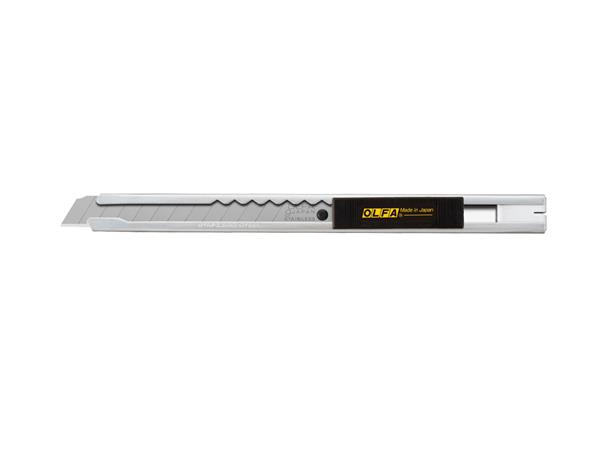 BRYTEBLADKNIV 9MM SVR-1 SILVER M/2 blad avbrekkbart Olfa 
