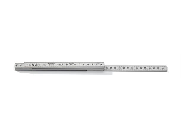 METERSTOKK A59 1M ALUM Metrisk Gradering -  Hultafors 