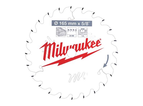 SIRKELSAGBL W165X15.87X1.6X24 Milwaukee Tilbehør 