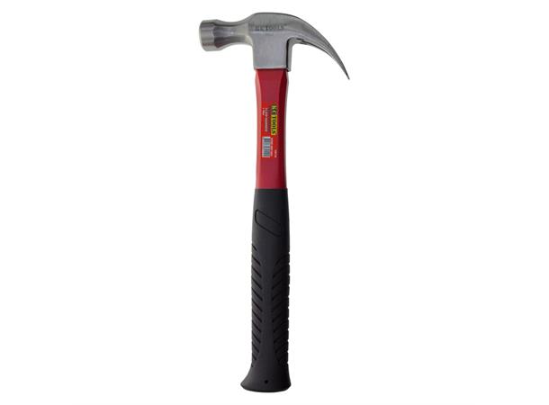 HAMMER SNEKKER 16OZ KCTOOLS Glassfiberskaft Rød Proff KC Tools 