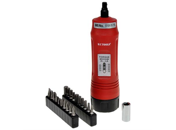 MOMENTTREKKER 1/4" 1.1-5.6NM M/Bits I Plastkoffert KC Tools 