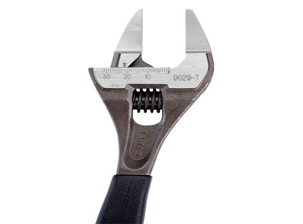 SKIFTENØKKEL 10" 9031-T 38mm vidde Ekstra tynne kjefter - Bahco 