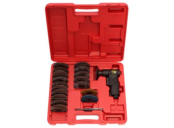 SLIPEMASKIN MINI SM210 SETT Kc-Suntech, 35 Deler I Koffert KC Tools 