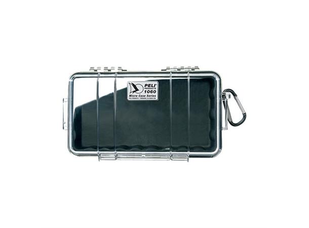 KASSE PELI 1060, SORT/KLAR Innv. mål: 209x108x57 - Peli 