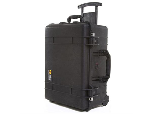 KASSE PELI 1560 U/INNHOLD SORT Innerdim 517x392x229mm m/hjul Peli 