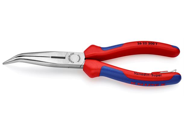 SPISSTANG 26 22 200 SB MED SKJÆR 40° Bøyd Comfort 200mm  Knipex 