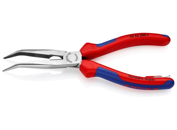 SPISSTANG 26 22 200 SB MED SKJÆR 40° Bøyd Comfort 200mm  Knipex 