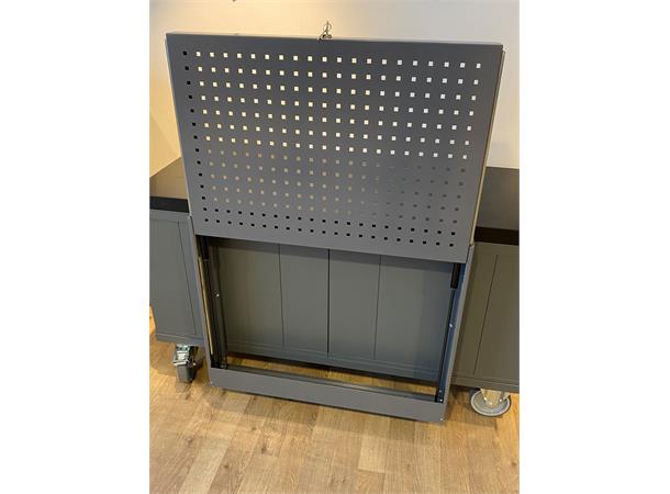 VERKTØYTAVLE HEV/SENK M/LÅS B890 D120 H1270/H730 Perforert Ncs S6502B FTC 