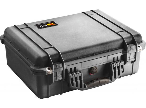 KASSE PELI 1520 UTEN INNHOLD, SORT 449x318x171mm (innvendig) - Peli 