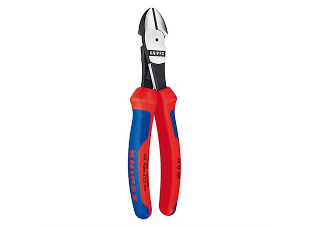 SIDEAVBITER KRAFT M/ RETURFJÆR 74 12 180 Med Fjær 180Mm  Knipex 