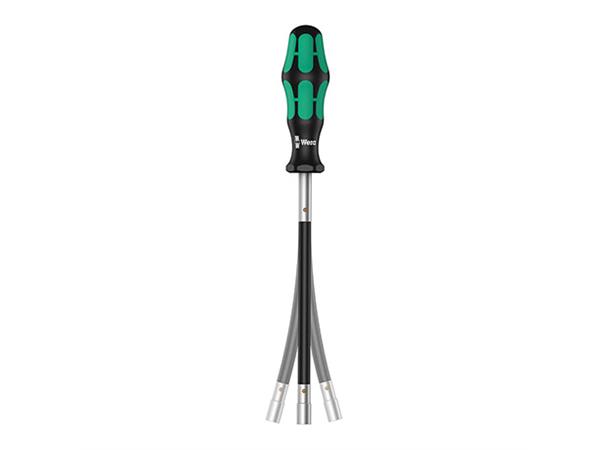 SLANGEKLEMMETREKKER FLEKSIBEL 8MM 391 Kraftform Håndtak  Wera 