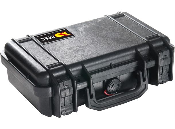 KASSE PELI 1170 U/INNHOLD, SORT Innv. mål: 268x153x80 mm - Peli 