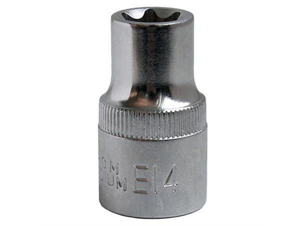 PIPE 1/2" UTV. TORX E22 38mm lengde KC Tools 