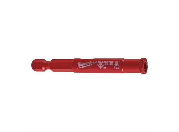 DIAMANTBOR DPLUS 8MM 1/4HEX Milwaukee Tilbehør 