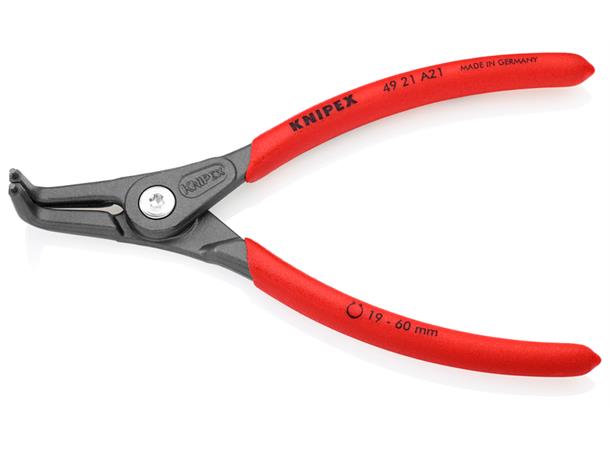 SEEGERINGSTANG UTVENDIG BØYD A21 Ø 19-60mm Presisjon Knipex 