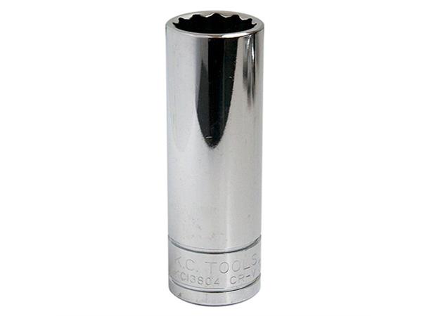 PIPE LANG 1/2" TOLVK. 7/8" Forniklet, forkrommet, polert KC Tools 