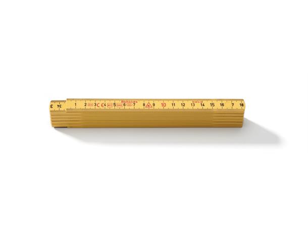 METERSTOKK G59 2M GUL Metrisk Gradering -  Hultafors 