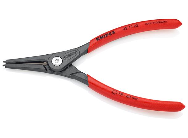 SEEGERINGSTANG UTVENDIG RETT A2 Ø 19-60mm Presisjon Knipex 