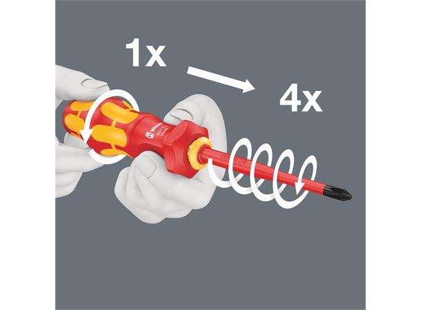 SKRUTREKKERSETT VDE TURBO I 1 16 DELER Wera 