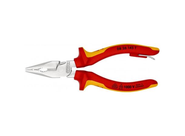 SPISSTANG 1000V 145MM M/ FESTEØYE 08 26 145 T Knipex 