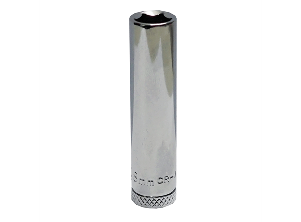 PIPE LANG 1/4" SEKSK. 4.5MM POLERT Forniklet, forkrommet, polert KC Tools 