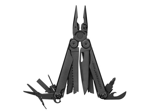 MULTIVERKTØY WAVE+ SORT Med mulighet for gravering - Leatherman 