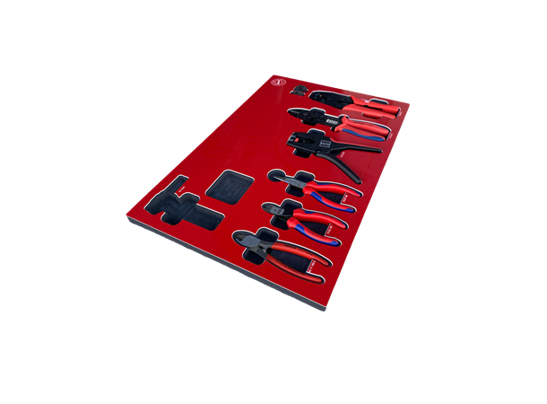 TANGSETT TK6DE FOR EL.VOGN 6 stk elektrotenger, Knipex 