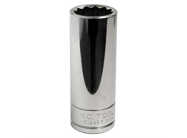 PIPE LANG 3/8" TOLVK 5/8" Forniklet, forkrommet, polert KC Tools 