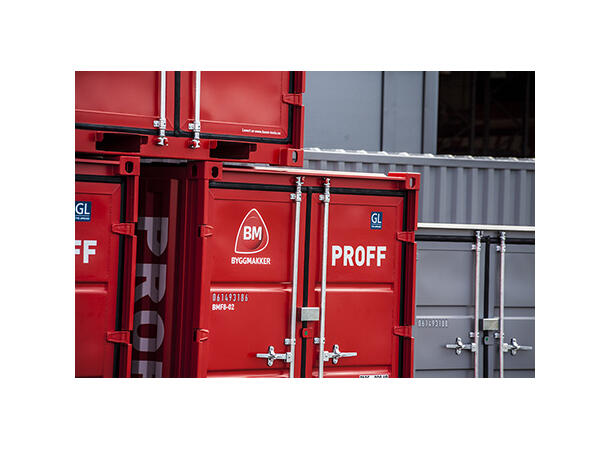CONTAINER 10 FOT LC RAL 3020 Container rød 