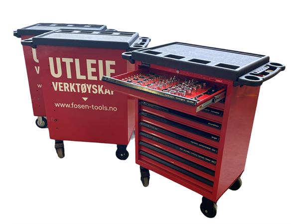 UTLEIE AV VERKTØYVOGN FOSEN TOOLS Verktøy inkludert, Autosats 