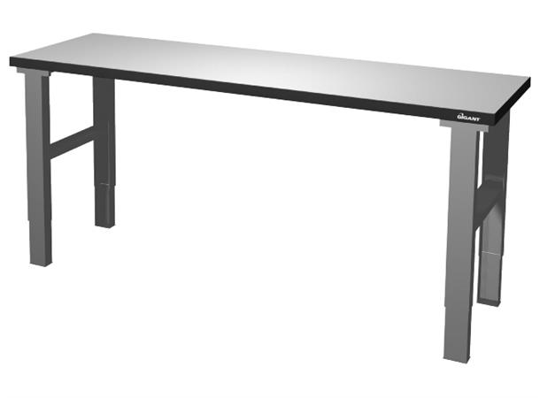 ARBEIDSBORD BENK TB-GR 2000X800X42 STÅL Justerbare ben, Gigant 