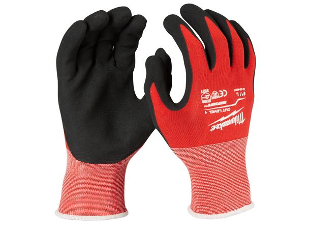 HANSKE MONTERING KUTT A STR: 9/L Nitril - Milwaukee 