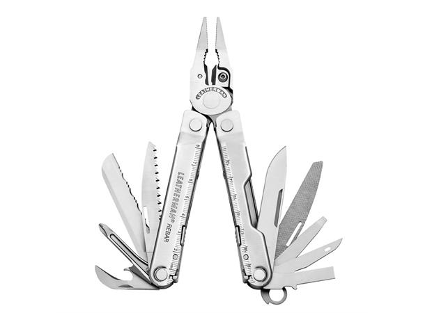 MULTIVERKTØY REBAR RUSTFRI TASKE Med mulighet for gravering - Leatherman 