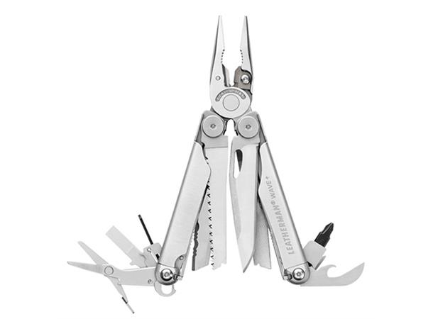 MULTIVERKTØY WAVE+ RUSTFRI Med mulighet for gravering - Leatherman 