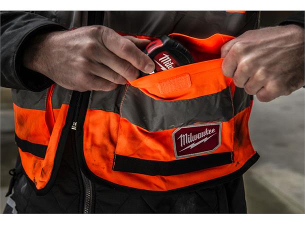 SYNL. VEST ORANSJE PREMIUM S/M Milwaukee Tilbehør 