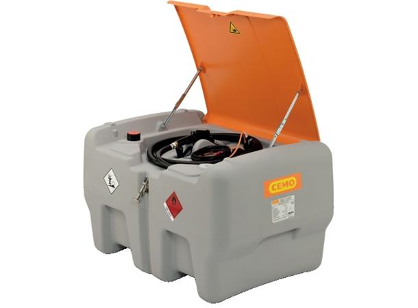 DIESELTANK MOBIL 440L INKL.PISTOL 4 meter slange, 1180x800x710mm 36kg, 12v 