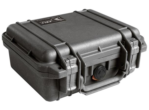 KASSE PELI 1200 SORT UTEN INNHOLD Innv. mål: 235x181x105 mm - Peli 