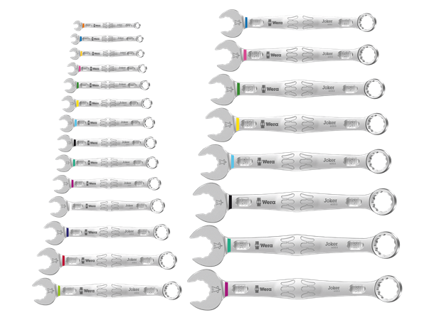KOMBINASJONSNØKKELSETT 22 DELER JOKER 6003 5,5-32mm-  Wera 