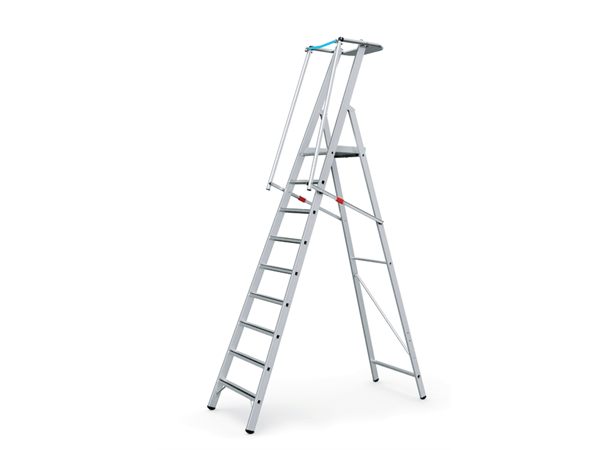 GARDINTRAPP PROFF SAFEMASTER 9 TRINN Plattformhøyde 2.34m, Zarges 