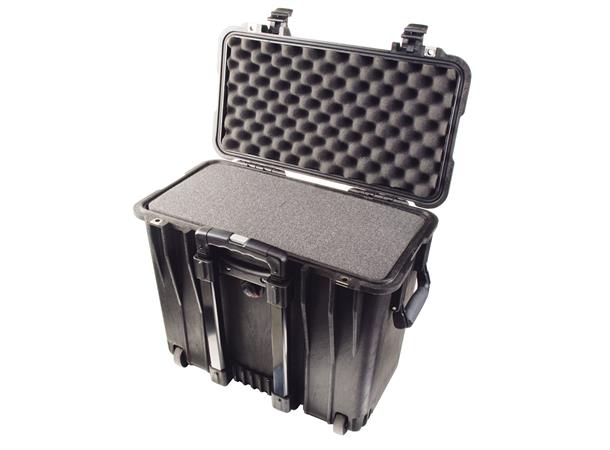 KASSE PELI 1440 M/SKUM, SORT Innv. mål: 434x191x406 mm - Peli 
